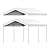 10 x 20 ft Canopy Replacement Cover for Carport, Heavy Duty Waterproof & UV Protected Garage Top Tent Shelter Tarp, Tear-Resistant Car Shed Tarpaulin Cover with 48 Ball Bungees (Cover Only)
