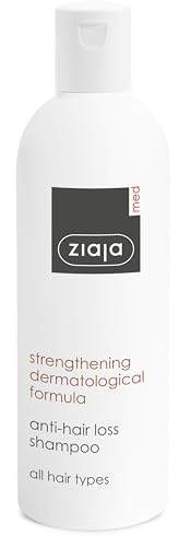 Ziaja Champú Anticaída con Fórmula Dermatológica Fortalecedora, 300 ml, Para Todo Tipo de Cabello de ZIAJA MED