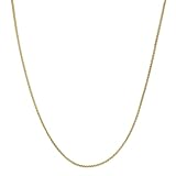 GLD Palm Chain for Men and Women - 18K 2MM Yellow Gold - 18”