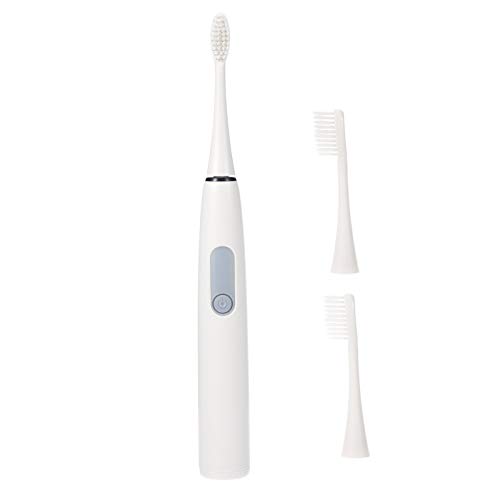 SAFIGLE 1 Juego Cepillo de dientes eléctrico impermeable electrónico tu adulto Cepillo de dientes de limpieza profunda de encías limpieza del cepillo de dientes páginas Gris claro