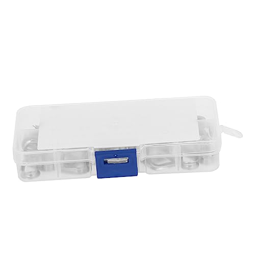 MUCKLILY Triangle Ring Capel Thimble Rigging Wire Rope Clamp Cable Clip Aluminum Crimping Sleeves Cable Fixing Workpiece Wire Cable Thimble Cable Cord Clips Riggs Silver 304 Stainless Steel