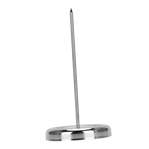 BESTonZON ステンレス製伝票差し スパイクメモホルダー 耐錆 耐摩耗の直線ロッド 領収書 請求書整理用 コンパクト軽量で厨房 飲食店 ホテル向