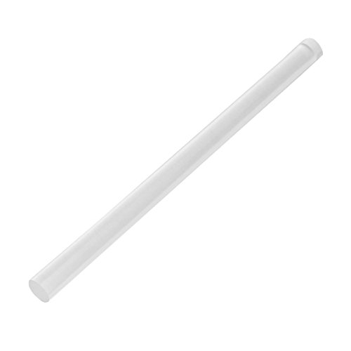 Aexit 15mm Dia Electrical equipment 10 Inch Long Solid Acrylic Round Rod PMMA Bar Clear