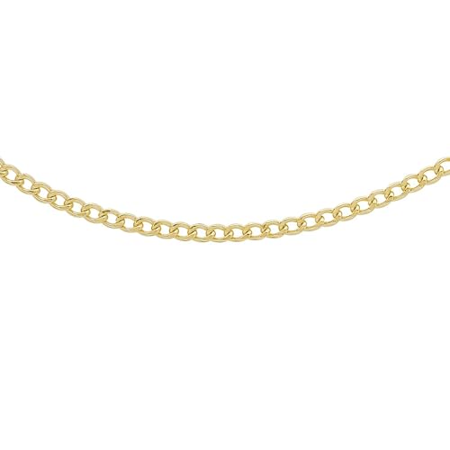 Preisvergleich Produktbild Lucardi - Damen Halskette - Schmuck - Geschenk Gold