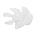 sourcing map Soufflet de rechange en plastique pour ventilateur d'échappement de salle de bain - 25,4 cm - Blanc