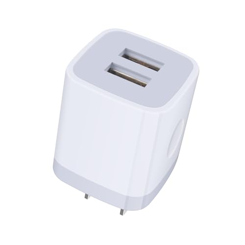 Hootek USB充電器 2ポート USB コンセント ACアダプター 2.1A急速充電 PSE認証 iPhone/Android各種対応 ホワイト