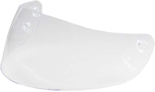 Fuel Helmets SH-FFCLEAR Unisex-Adult Replacement Shield for Full Face Helmets (Clear, One Size)