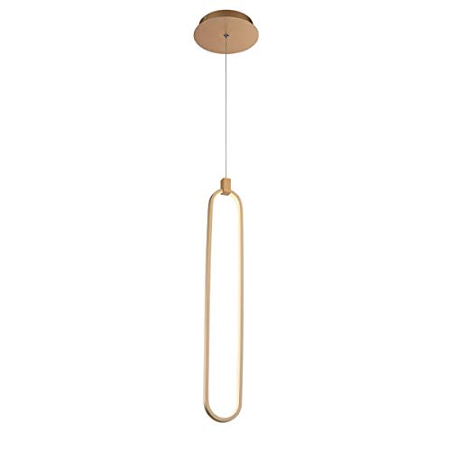 WAC Lighting PD-54901-SG DweLED Charmed 25in LED Pendant 3000K in Soft Gold Light Fixture