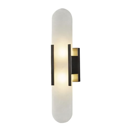 Luminaire pour chambre et salle de bain avec applique murale en marbre