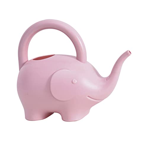 Gatuida regadera de Elefante de riego por Goteo Botella de Agua Picos de autorriego regador de Plantas Watering Can regadera Sencilla El riego de plástico Puede PE de plástico Rosa