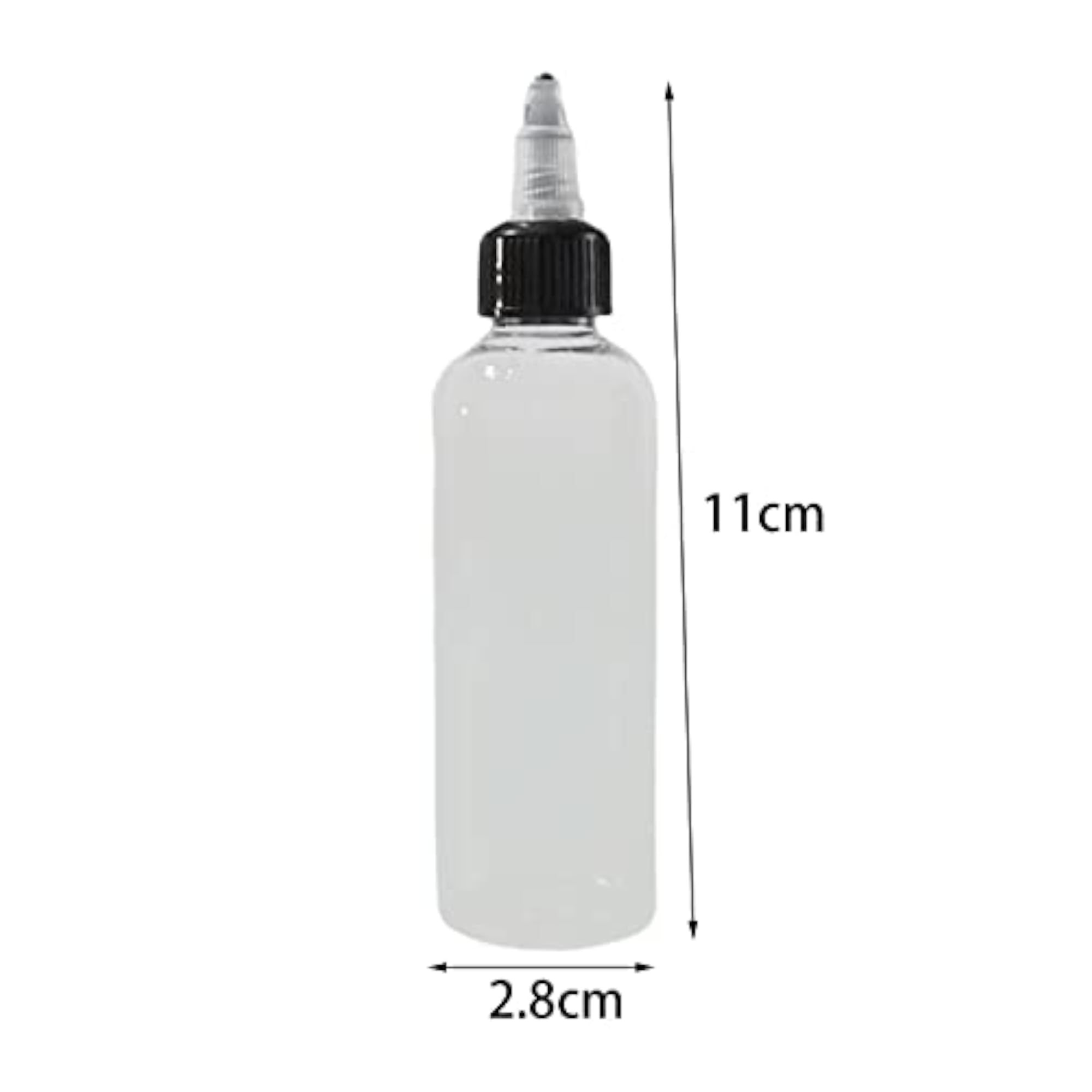 5Pcs Empty Paint Bottles for Ink, Glue, Dressing
