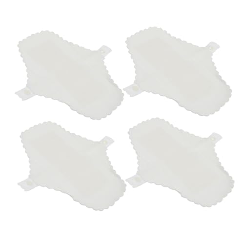 DEARMAMY 4 piezas Almohadillas Menstruales Reutilizables de Algodón Lavables con Capa y Transpirable para Uso Diario Diseño Anti-fugas para Embarazo y Posparto de Unidades
