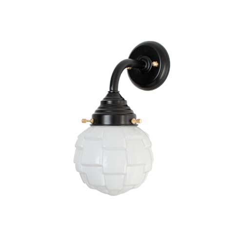 Applique Bretagne Curve Noir Art Deco Trade luminaire d'extérieur haut de gamme