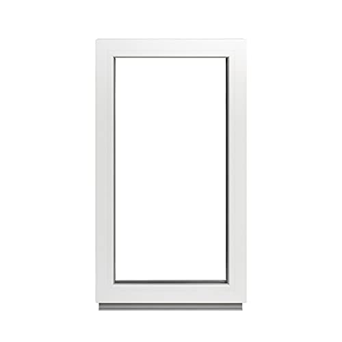 Framex Festverglasung - Kellerfenster BxH: 40 x 80 cm Weiß Fenster 2-fach Fenster Für Gartenhaus/Garagenfenster - Premium Kunststofffenster BxH: 400 x 800 mm