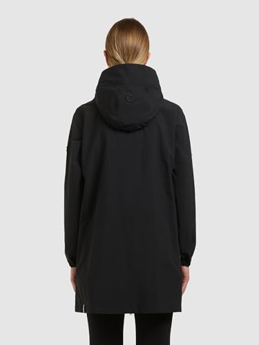khujo Ameti Veste mi-saison longue ultra légère pour femme avec fermeture éclair à double sens et sac à bandoulière Ameti XS à XXL, Noir , XS – vue 4