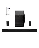ULTIMEA Skywave X70, Barre de Son TV sans Fil 7.1.4 avec Dolby Atmos, Syst�me Surround Home Cinema avec Caisson de Basses sans Fil 10