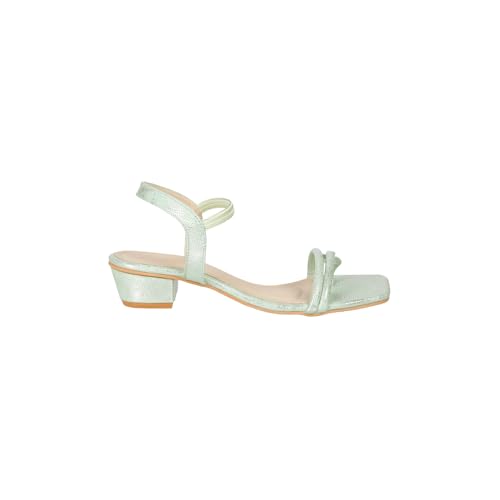 Image of Mochi Women Synthetic Leather Block Heel Fashion Sandal