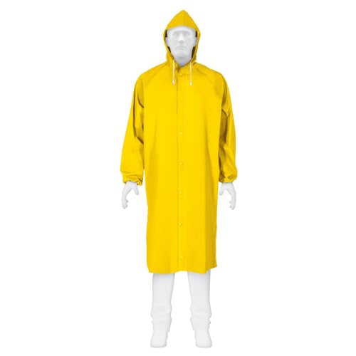 El Mejor Listado de Impermeable Tipo Gabardina más recomendados. 43 Conjunto impermeable ligero de PVC, talla G, Pretul