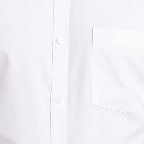 Image of Park Avenue Men's Pure Cotton Solid Pattern Slim Fit Semi Cutaway Collar Full Sleeve Formal Shirt