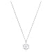 Produktbild Swarovski Magic Anhänger, Rhodinierte Damenhalskette mit Edlem Schneeflocken-Anhänger und Swarovski Kristall