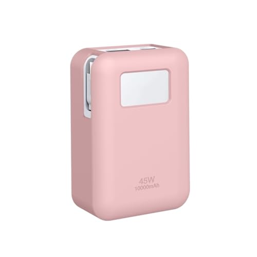 Custodia protettiva silicone compatibile con Anker Nano 45W 10000mAh cover antipolvere per power bank per alimentatore da viaggio e custodia solo Rosa