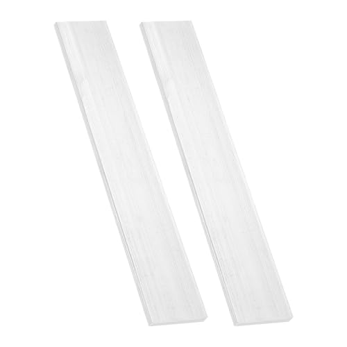 MECCANIXITY Square Aluminum Flat Bar, 2Pcs 1/4