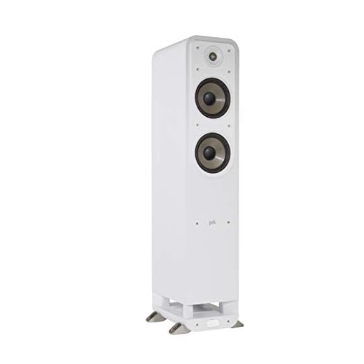 Polk Audio Signature S50E Standlautsprecher, HiFi Lautsprecher für Musik und Heimkino Sound, passiver Full Range Lautsprecher, 20 - 150 Watt, 8 Ohm, High Res, 42Hz - 40kHz (Stück)