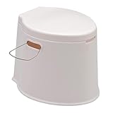 CHANGLKJ Inodoro Portátil Liviano, Baño para Acampar Al Aire Libre con Cubo Interior Extraíble Y Gancho para Papel Higiénico, 35 Cm De Altura Y Carga De 100 Kg, Material Plástico ABS Duradero