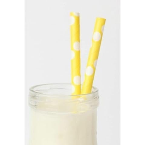 ELMAZEN Biodegradable Paper Straws for Parties Cover