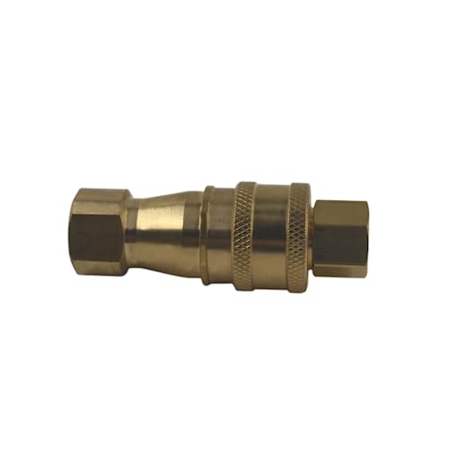 Image of LX-KZD 1 /4'' NPT ISO7241-B Brass Valve With FKM Seal Quick Disconnect Hydraulic Couples And For Carpet Cleaning Wand Truck Mount