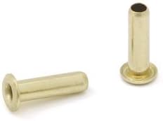 1/16" Dia. 7/32" Long Brass Eyelet