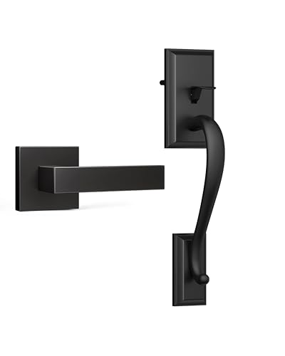 eufy Security Lever Handle Easy Installation Fits All Matte Black