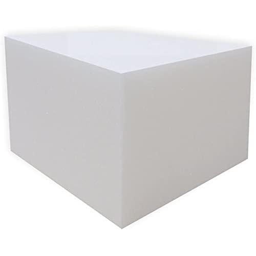 Dibapur® Orthopädischer Bandscheibenwürfel Weiß (Ohne Bezug) 50x45x35 cm Stufenlagerung,Stufenlagerungswürfel Stufenbett Reha Orthopädischer Kaltschaum Positurkissen Lagerungskissen Stufenlagerung