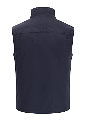 Image of Hbufnha Mens Lightweight Vest Work Travel Safari Sport Jacket Padded Puffer Vest