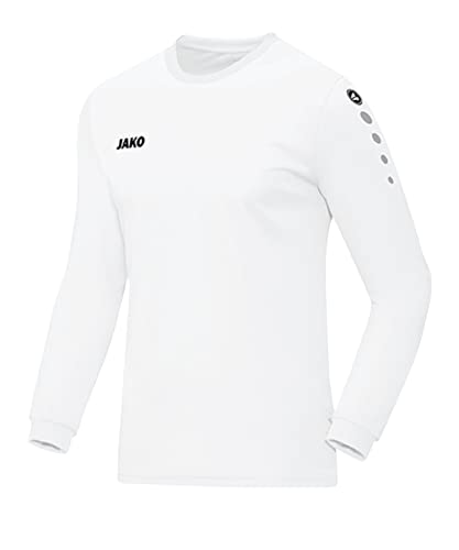 JAKO Kinder Trikot Team (Langarm), Weiß, 128