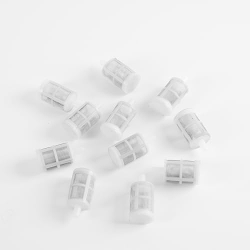 Image of Hose Connection Filter,Spray Internal Filter,Fish Tank Water Pump Suction Strainer,Removable,Tea Set,Fish Tank,Water Pump,Industrial Equipment(12 Packs) (Size:3 /8''inch (10MM))
