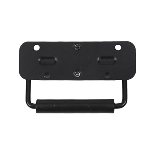 1/2個 食器棚用折りたたみハンドル ドアノブ スプリング式ドロップメタルキャビネットコンテナ引き出しハンドル ブラック ボックス用(122mm,2PCS)