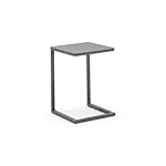 Beistelltisch Lido C-Form Aluminium Anthrazit