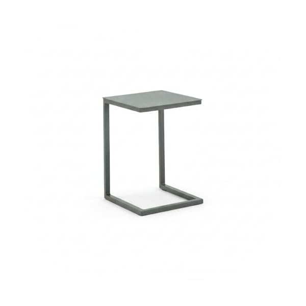 Beistelltisch Lido C-Form Aluminium Anthrazit