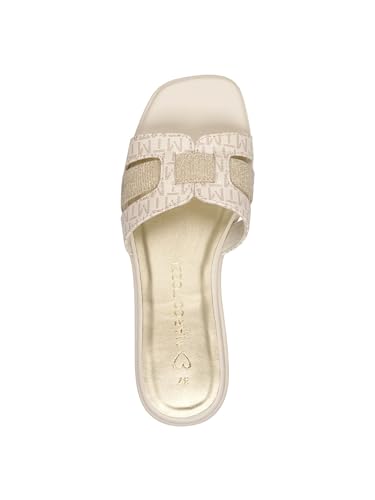 Sandale Marco Tozzi l'excellence du chaussant beige en taille 41