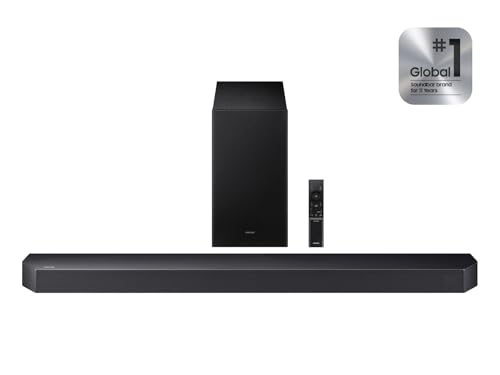 Samsung Q-Series Soundbar, HW-Q600F 3.1.2ch Soundbar, with Wireless Subwoofer, Dolby Audio/DTS Virtual:X, Q-Symphony & Game Pro Mode