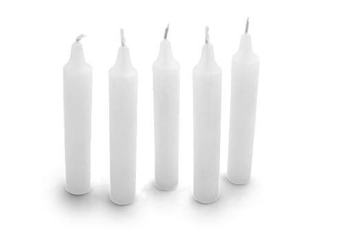Coghlan's Candles 5-Pack – Long-Lasting Paraffin Emergency Candles for Camping,