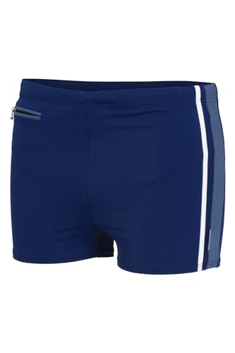 Fashy Short de Bain Basique pour Homme, Bleu Roi, 46 EU, Bleu Marine, 90-100 cm