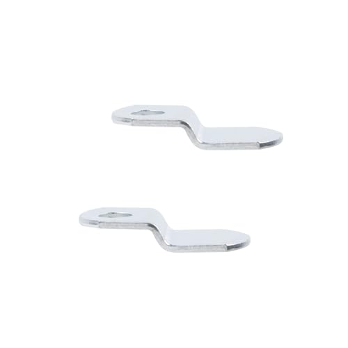 Image of T Tulead 1 /8 inch Canvas Clips for Picture Framing Single Hole, Offset Canvas Clips Pack of 20 with Screws