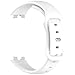 FoundEast Compatible with Huawei Band 10 9 8 Strap, Soft Silicone Replacement Sport Breathable Wrist Strap for Huawei Band 10/10 NFC/9/9NFC/8/8NFC (White)