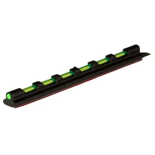 Truglo Low-Profile Universal Fiber Optic Front Shotgun Wing & Clay Glo-Dot Sights, Green