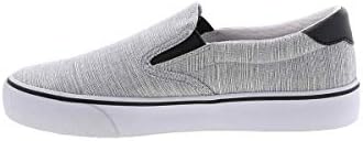 Lugz Women's Clipper Classic Slip-on Fashion Sneaker, Black/Grey/White, 7 | Image 4