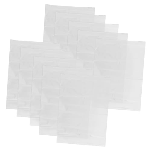 STOBAZA 10pcs Plastic Storage Bags for Clothing Garment Bags for Closet Organization for Moving and Packing and Convenient Design