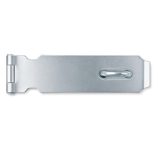 Image of DOVETAIL 6 inch (15.24 cm) Galvanized Pad Bolt Hasp | Easy Installation with Included Screws | Suitable for Gates & Cabinets | Rust-Resistant | Versatile Security Solution