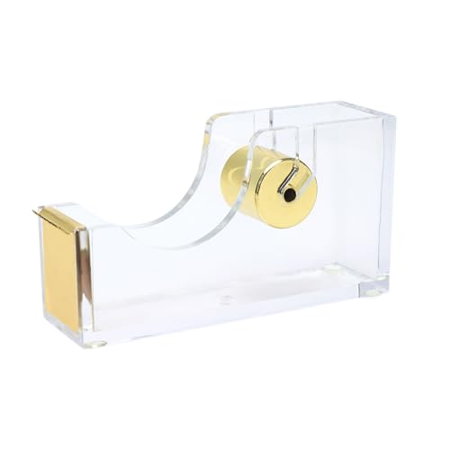 Distributeur de ruban adhésif Washi en acrylique doré jaune clair NatSumeBasics